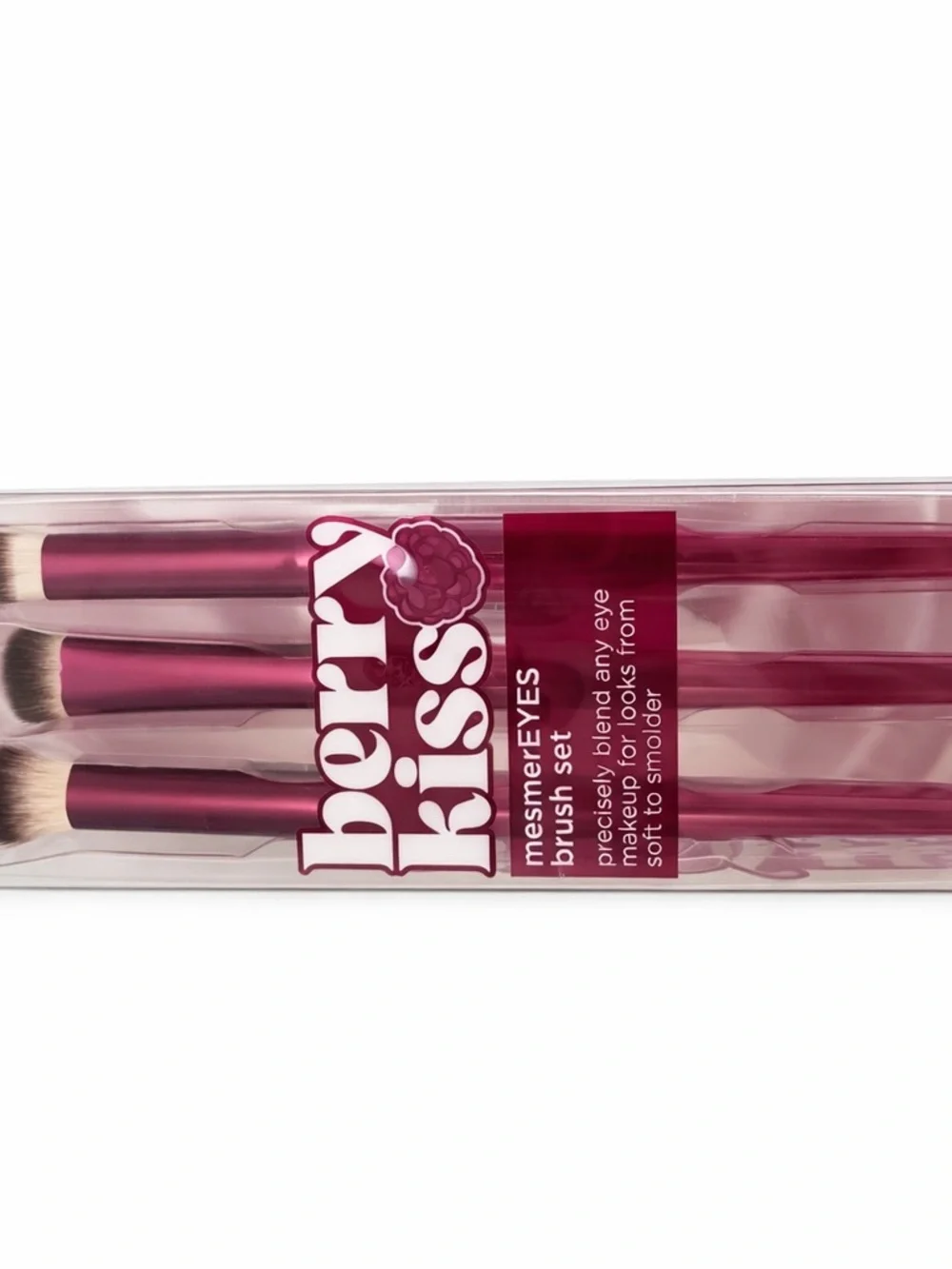 Real Techniques Berry Kiss MesmerEYES Brush Set Limited Edition New in Box